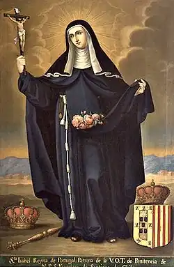 Queen Saint Elizabeth of Portugal (1820), Museo San Francisco, Santiago