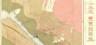 Geological map of the Juneau area