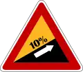 Ascending hill (10%)