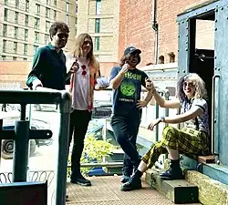 Kyros backstage at Radar Festival in Greater Manchester in 2024