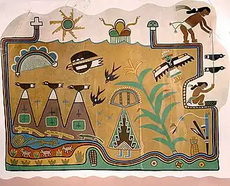 mural within the Painted Desert Inn, commissioned by Mary Jane Colter c. 1947–1948.