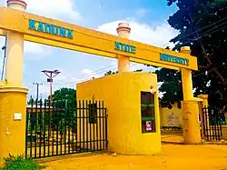 Kaduna State University main gate