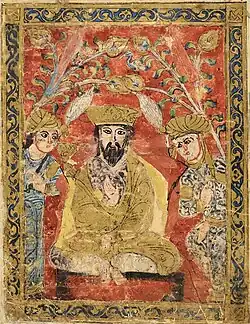 Kalila wa Dimna BNF Arabe 3465, folio 34r. Frontispiece.[8]