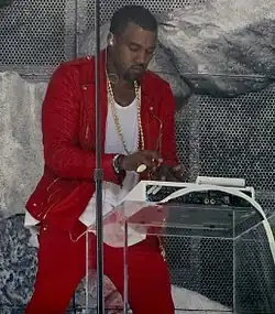 West performing at the Austin City Limits Music Festival on September 16, 2011, in Austin, Texas