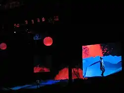 West appears at the 2008 Bonnaroo Music Festival