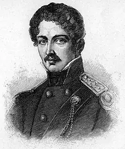 Ludwig Adolf Wilhelm Freiherr von Lützow's adjutant 2nd Lieutenant Theodor Körner