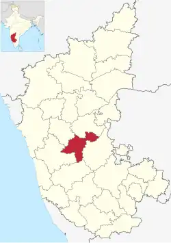 Location in Karnataka