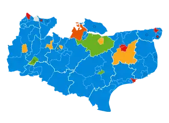 2021 results map