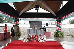 Mausoleum of the late President of Kenya Mzee Jomo Kenyatta in Nairobi, Kenya