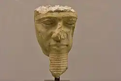 Fragment of statue of Khafre, ca. 2510-2485 BCE, Ny Carlsberg Glyptotek, Copenhagen