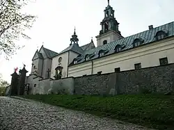 Church of Saint Charles Borromeo in Kielce founded by Marcin Szyszkowski, Ostoja coat of arms in the 17th century.
