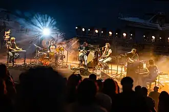 King Gizzard & the Lizard Wizard performing in Detroit in 2024