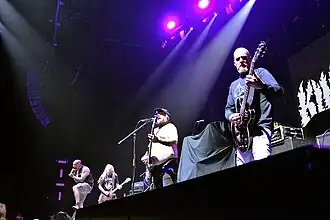 King Parrot performing in 2025