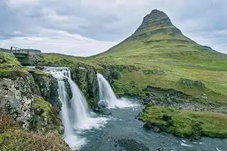 View of Cape Thorvaldsen, with Mt. Erindifjørður