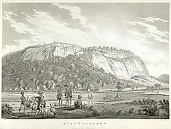"Kistnagherry" fort painting by Sir Alexander allan