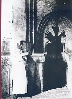 Kizimkazi Mosque interior in the 19th Century.