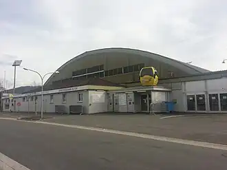 Aussenansicht der Eisbahn Kleinholz