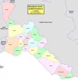 Location of Kneževo