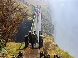 The Knife's Edge Bridge at Victoria Falls