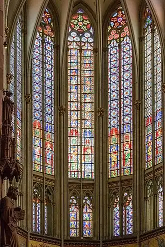 The windows of the choir of Cologne Cathedral (early 14th century)