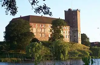 Jutland's last royal castle (Koldinghus) located in the city centre of Kolding