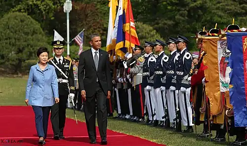 President Park Geun-hye and US President Barack Obama (2014)
