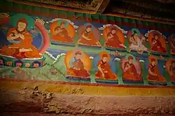 Painting in the Korzok Monastery