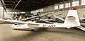Polish glider SZD-50-3 at the airport in Krosno