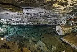 Long Grotto: underground lake