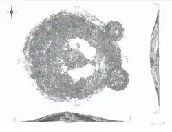 Kurgan, Karatorgay river valley, Kazakhstan, 7th–6th century BCE.[11]