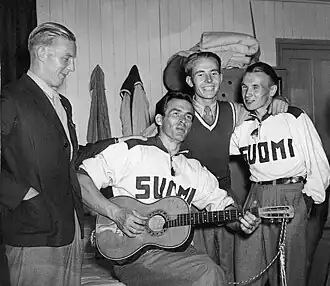 Tapio Rautavaara, Kuuno Honkonen, Pentti Siltaloppi and Salomon Könönen at the 1948 Summer Olympics
