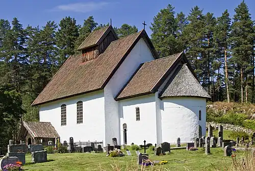Old Kviteseid Church (c. 1260)