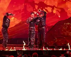 Kyle Alessandro performing "Lighter" in Basel (2025)