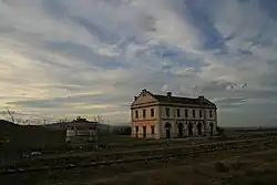 Railway station in Cintruénigo, Navarra
