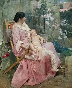 La Joven Madre (Young Mother), by Arturo Michelena, 1889