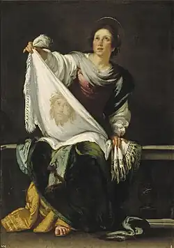 Saint Veronica by Bernardo Strozzi