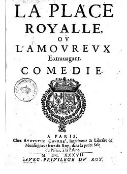 La Place royale, 1637 edition