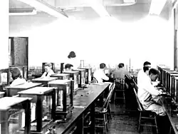 Labs in Chemistry Department in Medical Building 1948