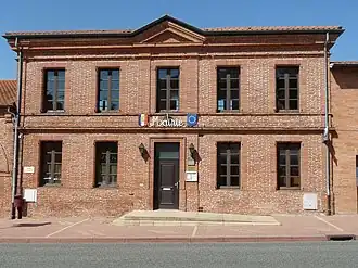 The town hall in Labastide-Beauvoir