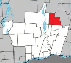Location within Papineau RCM