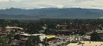 Lae City from the top of the Telikom Building (2014)