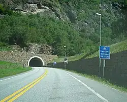 The Lærdal Tunnel is the longest road tunnel in the world, 24.5&nbsp;km (15.2&nbsp;mi).