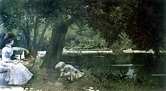 The Lagoon in O'Higgins Park