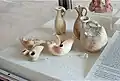Oil lamps and Punic ceramics.