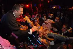 Laramie Dean on stage