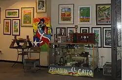Ice cream shop Heladería El Grito owned by Jose Rodríguez Ruiz, mayor of Lares in 2020