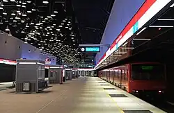 Helsinki Metro is the northernmost metro system in the world.[47][48][49]