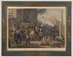 Marshal Monsey at the barrière de Clichy, after Horace Vernet, musée Carnavalet.