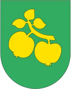 Coat of arms of Leikanger Municipality (1963-2019)