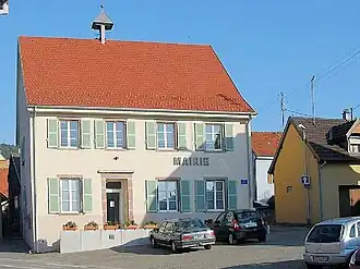 The town hall in Leimbach